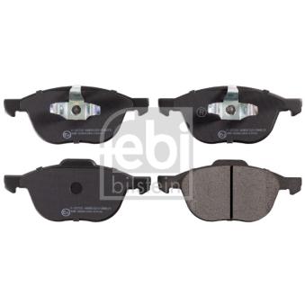Jeu de 4 plaquettes de frein avant FEBI BILSTEIN