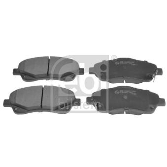 Jeu de 4 plaquettes de frein avant FEBI BILSTEIN