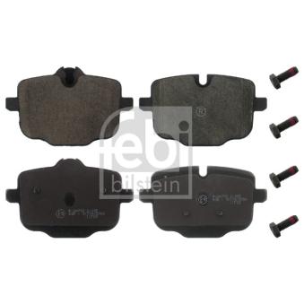 Jeu de 4 plaquettes de frein arrière FEBI BILSTEIN