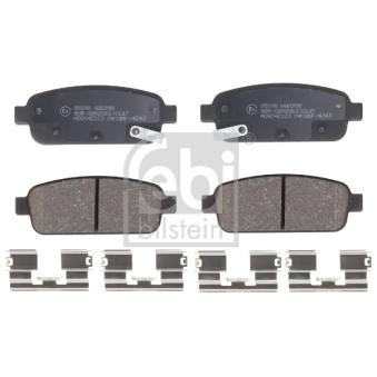 Jeu de 4 plaquettes de frein arrière FEBI BILSTEIN