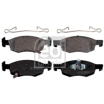 Jeu de 4 plaquettes de frein avant FEBI BILSTEIN