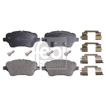 Jeu de 4 plaquettes de frein avant FEBI BILSTEIN