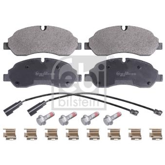 Jeu de 4 plaquettes de frein avant FEBI BILSTEIN