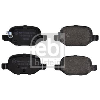Jeu de 4 plaquettes de frein arrière FEBI BILSTEIN