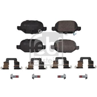 Jeu de 4 plaquettes de frein arrière FEBI BILSTEIN