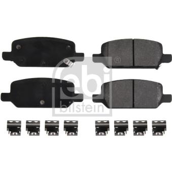 Jeu de 4 plaquettes de frein arrière FEBI BILSTEIN