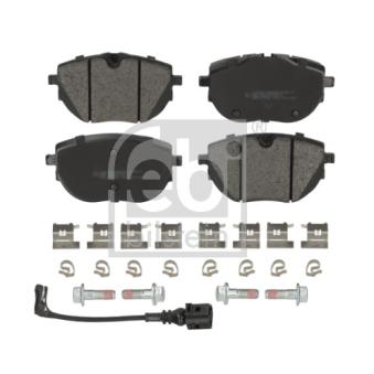 Jeu de 4 plaquettes de frein avant FEBI BILSTEIN