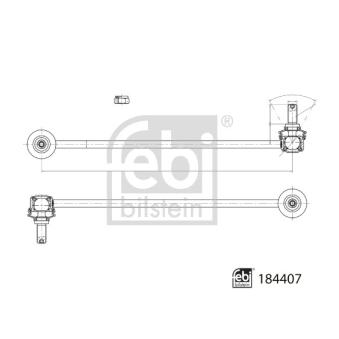 Entretoise/tige, stabilisateur FEBI BILSTEIN