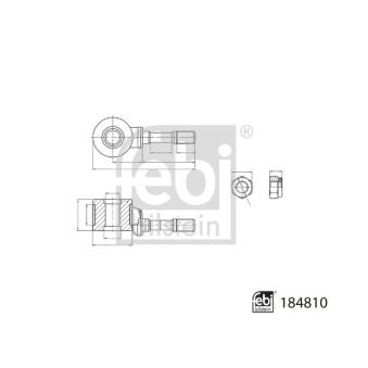 Entretoise/tige, stabilisateur FEBI BILSTEIN