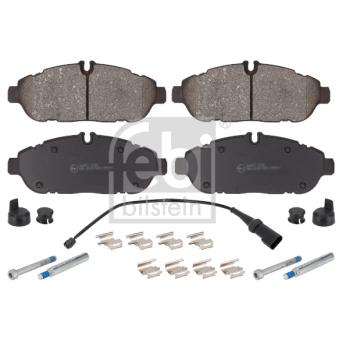 Jeu de 4 plaquettes de frein avant FEBI BILSTEIN