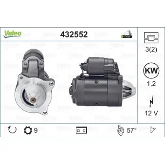 Démarreur VALEO 432552