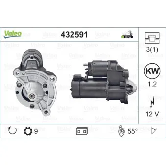 Démarreur VALEO 432591