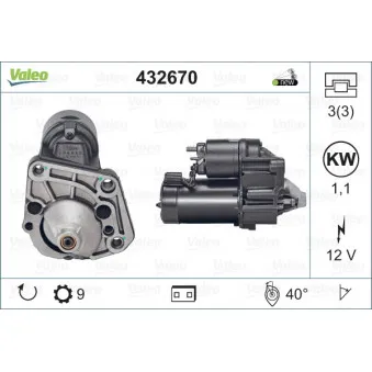 Démarreur VALEO 432670