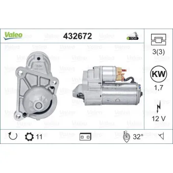 Démarreur VALEO 432672