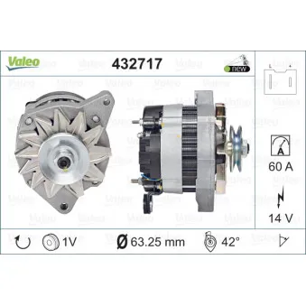 Alternateur VALEO 432717