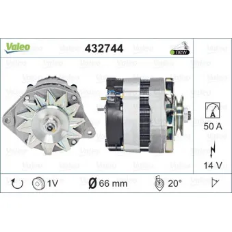 Alternateur VALEO 432744
