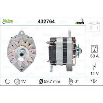 Alternateur VALEO 432764