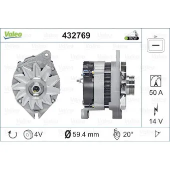 Alternateur VALEO 432769
