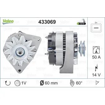 Alternateur VALEO 433069