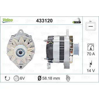 Alternateur VALEO 433120