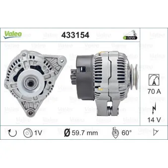 Alternateur VALEO 433154