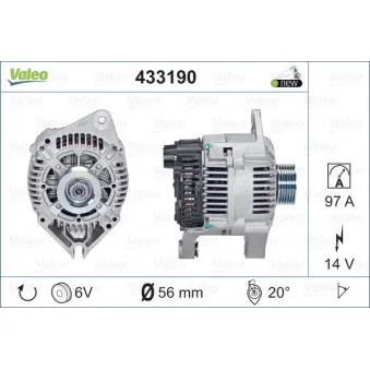Alternateur VALEO 433190