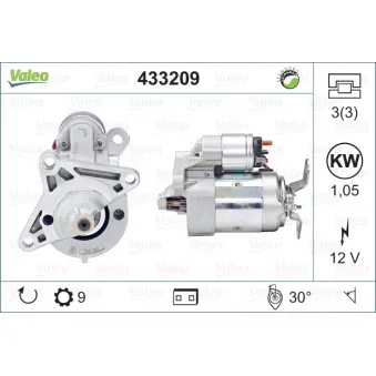 Démarreur VALEO 433209