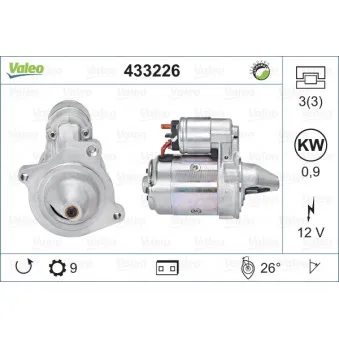 Démarreur VALEO 433226