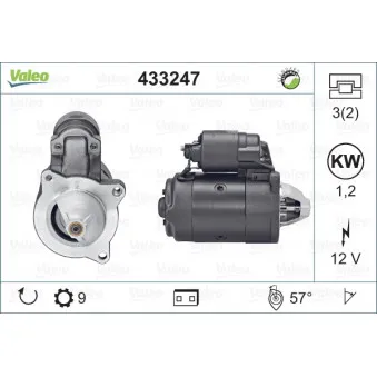 Démarreur VALEO 433247