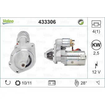 Démarreur VALEO 433306