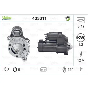 Démarreur VALEO 433311