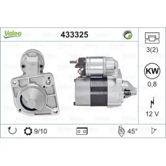 Démarreur VALEO 433325