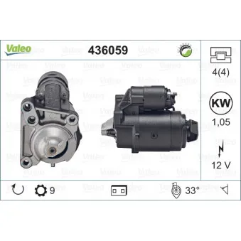 Démarreur VALEO 436059