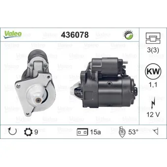 Démarreur VALEO 436078