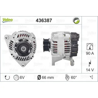 Alternateur VALEO 436387