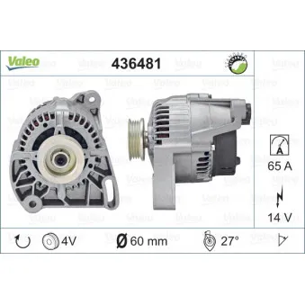 Alternateur VALEO 436481