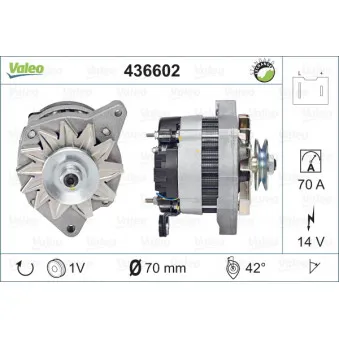 Alternateur VALEO 436602