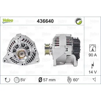 Alternateur VALEO 436640