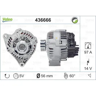 Alternateur VALEO 436666