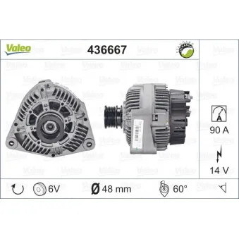 Alternateur VALEO 436667