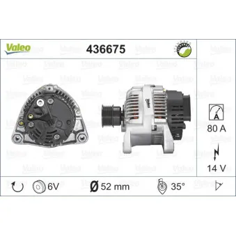 Alternateur VALEO 436675