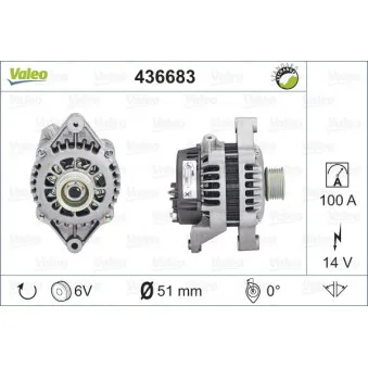 Alternateur VALEO 436683