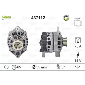 Alternateur VALEO 437112