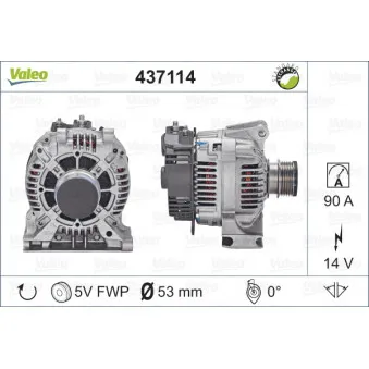 Alternateur VALEO 437114