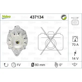 Alternateur VALEO 437134
