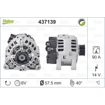 Alternateur VALEO 437139