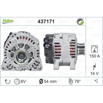 Alternateur VALEO 437171