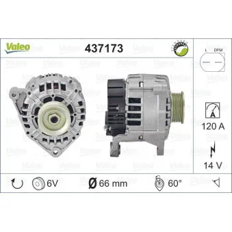 Alternateur VALEO 437173