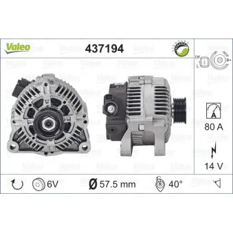 Alternateur VALEO 437194