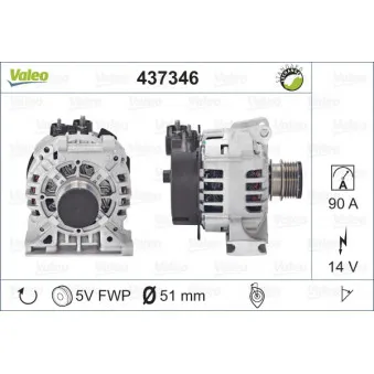 Alternateur VALEO 437346